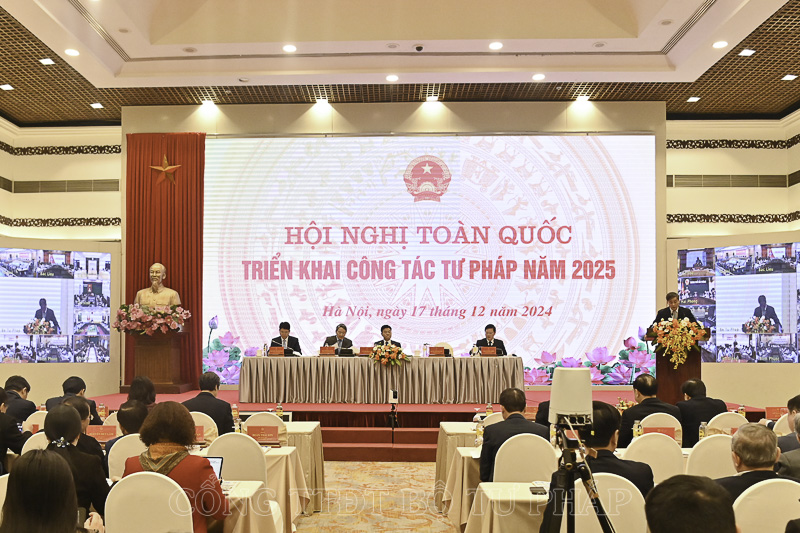 Hội nghị toàn quốc triển khai công tác Tư pháp năm 2025